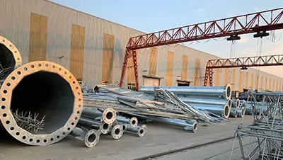 Bulk Steel Materials in Storage