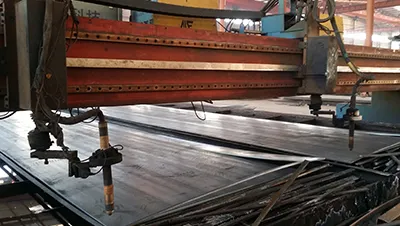 Precision CNC machines for bending, angle steel processing, laser cutting, and plasma cutting