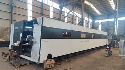 Precision CNC machines for bending, angle steel processing, laser cutting, and plasma cutting