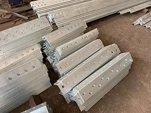 Angle steel connecting parts