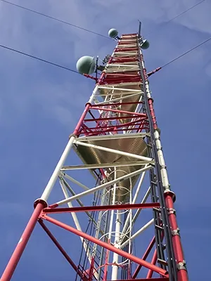 Guyed Communication Tower