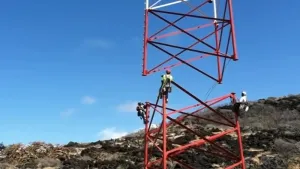 3-Legged Tubular Steel Tower Installation 2