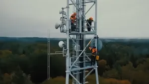 3-Legged Tubular Steel Tower Installation 3