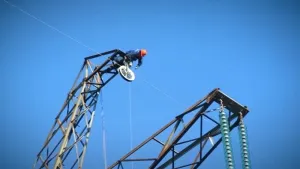 Transmission Line Tower Installation