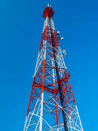 4-Legged Angular Steel Communication Tower