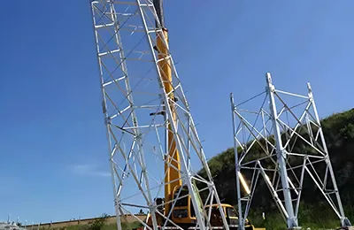 40m 4-Legged Angular Steel Tower