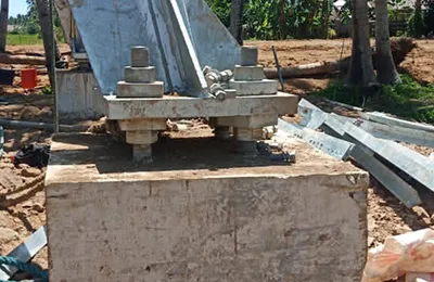 60m 4-Legged Angular Steel Tower