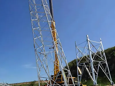 40m 4-Legged Angular Steel Tower