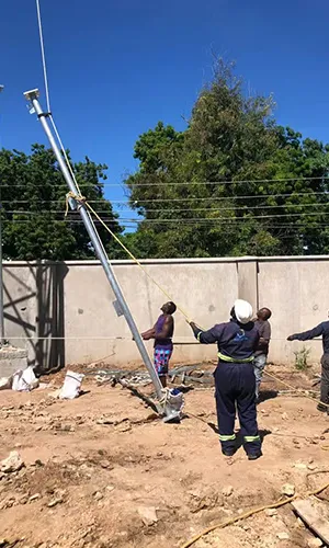 3-Legged Tubular Steel Communication Tower