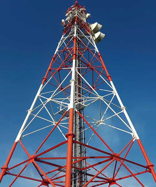 4-Legged Tubular Steel Communication Tower