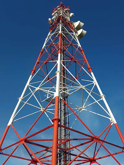 4-Legged Tubular Steel Communication Tower