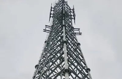 45m 4-Legged Tubular Steel Tower