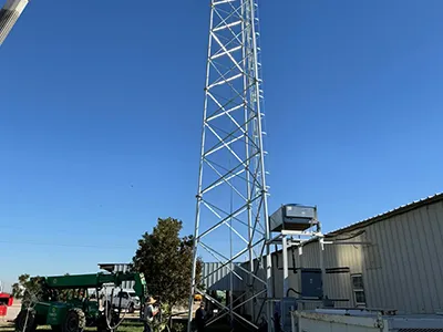 40m 3-Legged Tubular Steel Tower