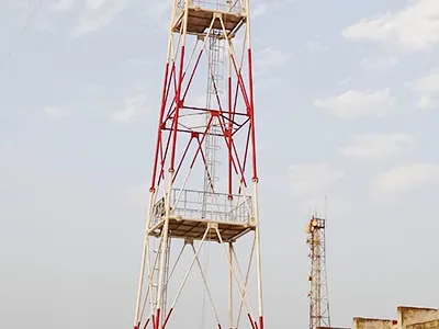 40m 4-Legged Tubular Steel Tower
