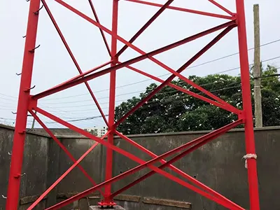 50m 3-Legged Tubular Steel Tower