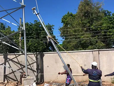 50m 3-Legged Tubular Steel Tower