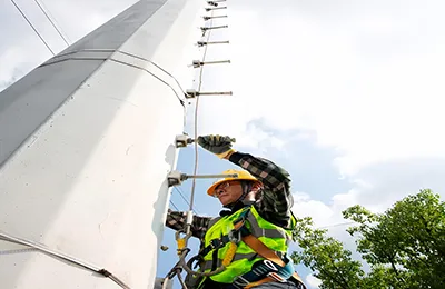 35m Monopole Communication Tower