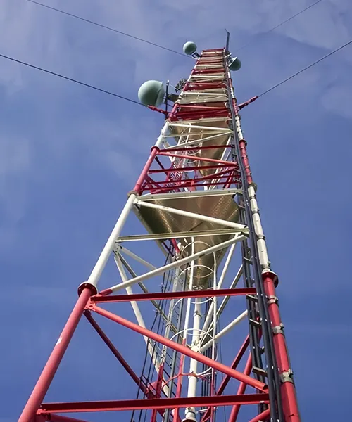 Guyed Communication Tower (Guyed Mast)