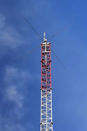 Guyed Communication Tower (Guyed Mast)