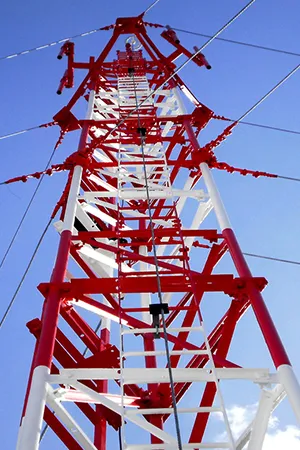 Guyed Communication Tower (Guyed Mast)