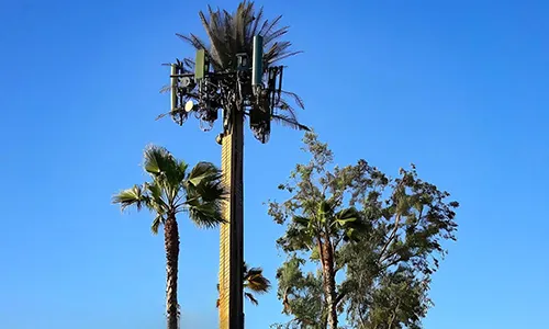 Camouflaged Communication Tower (Palm Tree Tower)
