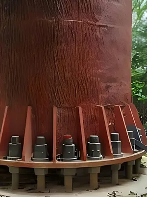 Fixing the Tower to the Foundation