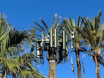 Palm Tree Tower Installed in a Public Park