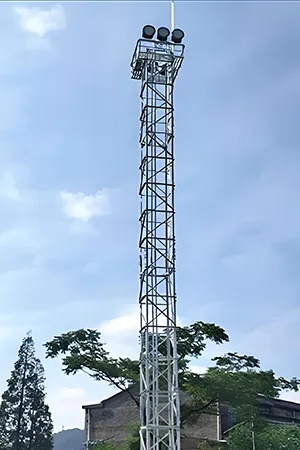 4-Legged Angular Steel Light Tower
